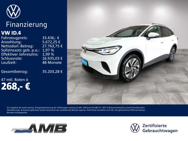 Volkswagen ID.4 Pure 52kWh/AHK/Matrix/Navi/Wärmepu/02.30Garantie
