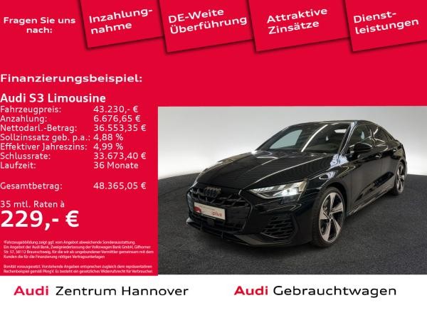Audi S3 Limousine 2.0 TFSI Kamera virtual Navi LED DAB
