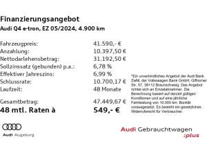Audi Q4 e-tron 45 *LED*Wärmep.*VIRTUAL*LED*NAVI*8fach