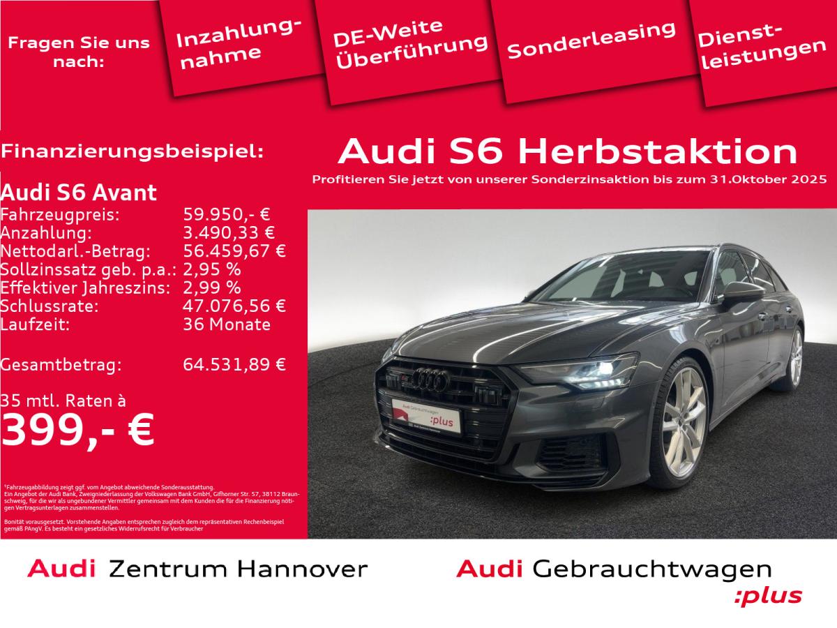 Audi S6 Avant 55 TDI qu. Standh. Pano Head-Up B&O AHK