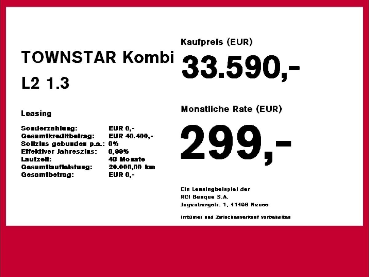 Nissan Townstar Kombi L2 1.3 DIG-T 7AT TEKNA 7Sitzer WKR