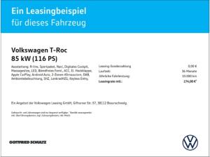 Volkswagen T-Roc R-LINE TSI SITZHEIZUNG NAVI EINPARKHILFE LED