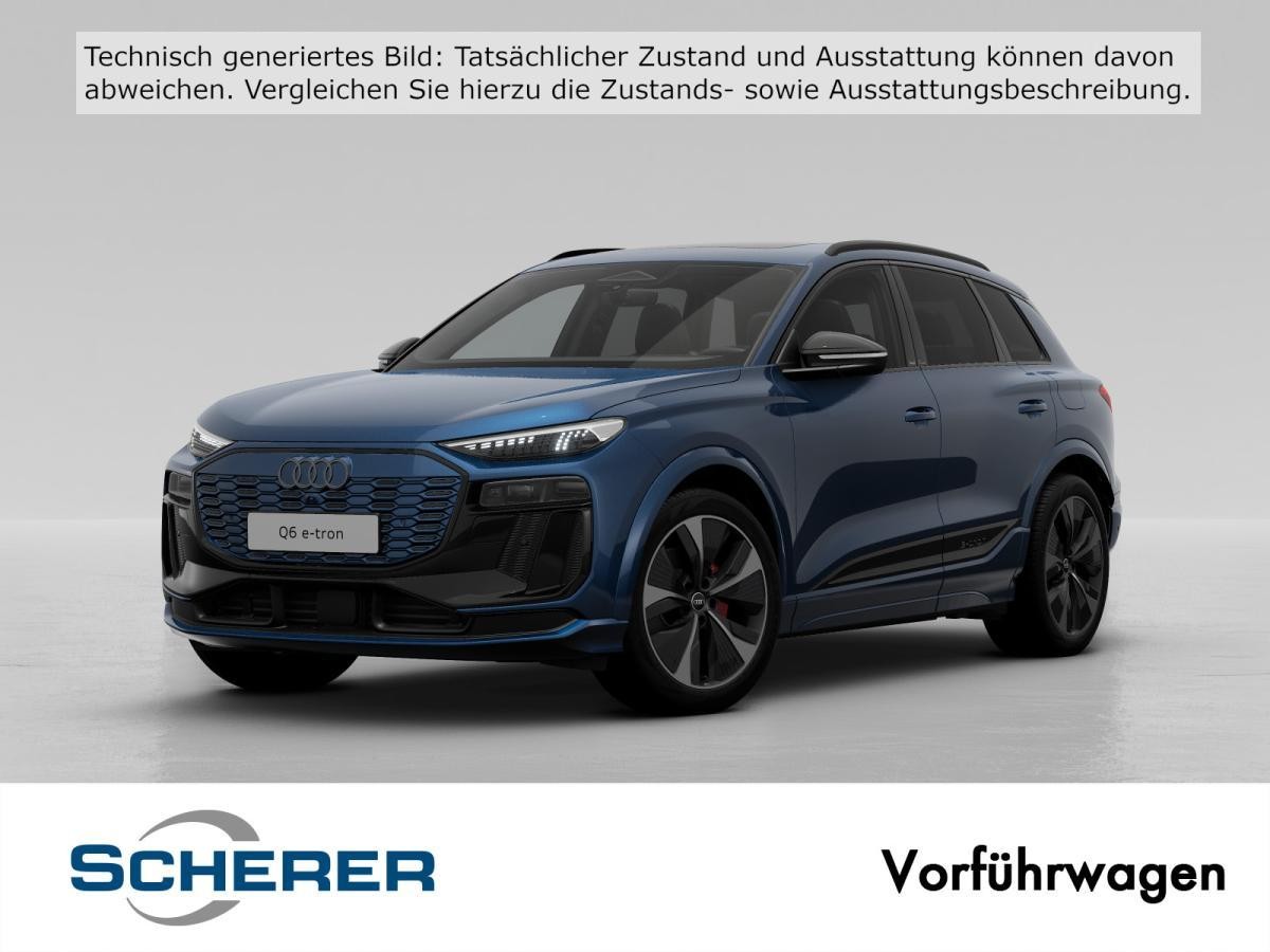 Audi Q6 e-tron Edition One blue, Tech pro, B&O Sound, Pano-Galsdach, AHK, MMI exp.pro