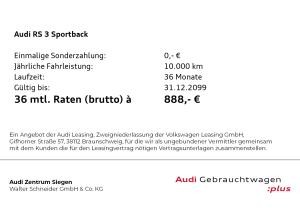 Audi RS3 RS 3 Sportback quattro