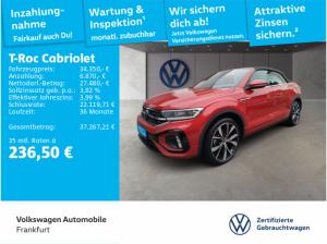 Volkswagen T-Roc Cabriolet 1.5 TSI DSG R-Line Navi AHK Standheizung Spurhalteassistent