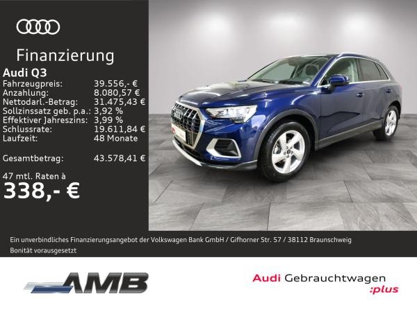 Audi Q3 Advanced 35 TFSI S-tr/AHK/Nav+/Standhz/01.30Garantie
