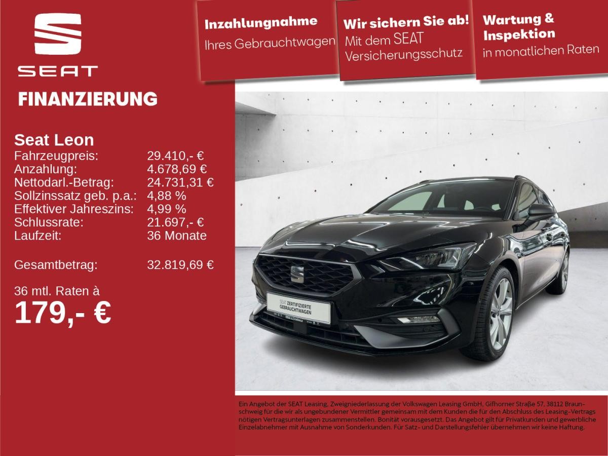 Seat Leon SP FR 2.0 TDI DSG ACC AHK LED NAVI RFK KEYL