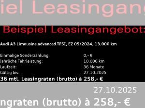 Audi A3 Limousine advanced 35TFSI S-tronic / ParkAssi