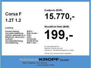 Opel Corsa F 1.2T Fin. ab 2,99% Sitzheizung,RückfahrK