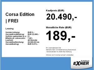Opel Corsa Edition | FREI KONFIGURIERBAR | Privat