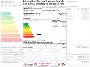 Nissan Townstar Kombi Tekna L1 DIG-T 6MT FA 16" Alu Dunkel get. Scheiben ab B-Säule FA