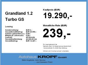 Opel Grandland 1.2 Turbo GS **Alu LED CarPlay SHZ**