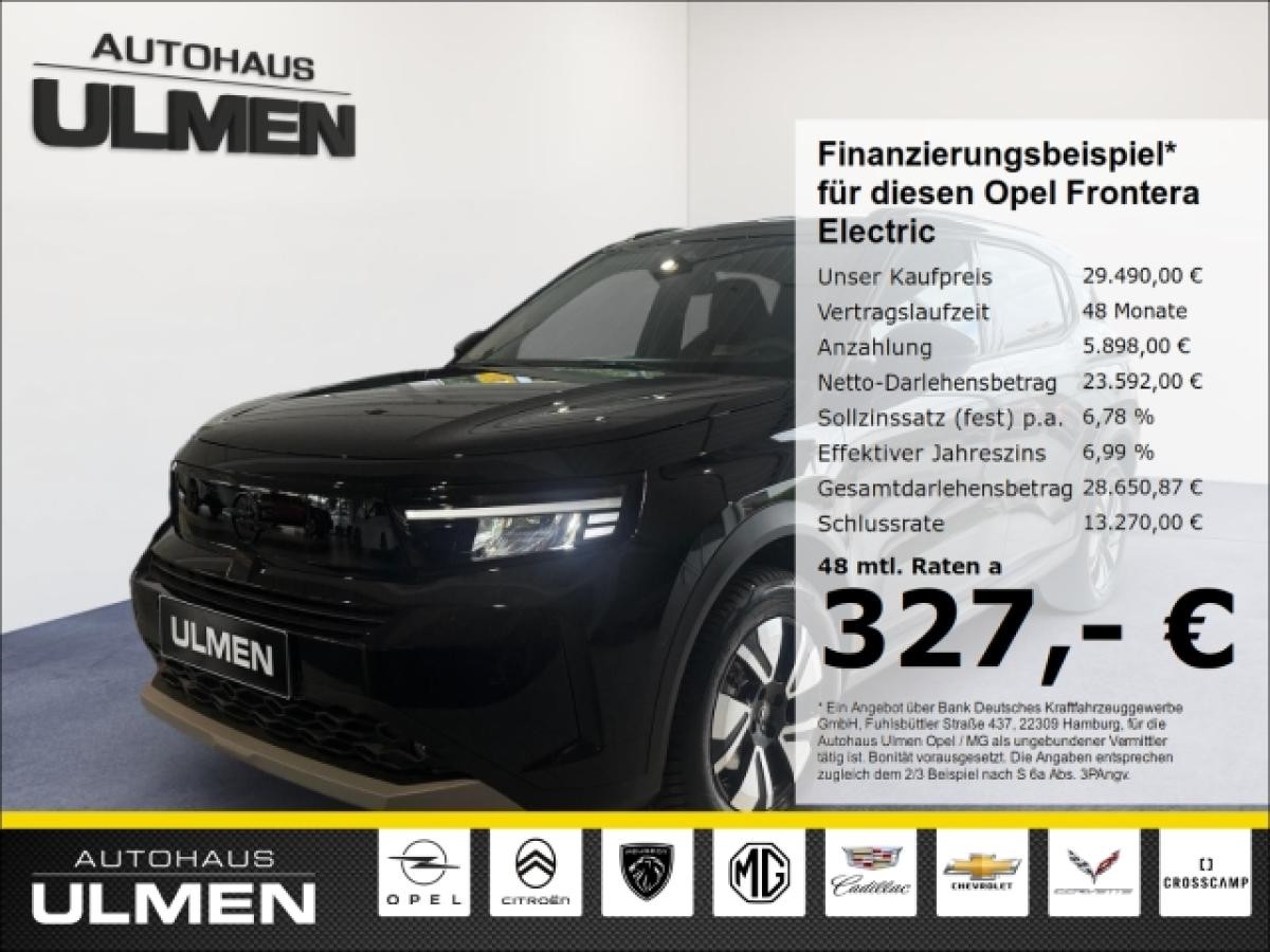 Opel Frontera Electric -e GS 83KW Navi Digitales Cockpit LED Apple CarPlay Android Auto Klimaautom