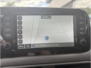 Hyundai i10 NAVIGATION (8 ZOLL TOUCHSCREEN)+RUECKFAHRKAMERA+PDC+LED TAGFAHRLICHT U.V.M.!
