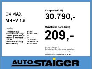 Citroën C4 MAX MHEV **SONDERANGEBOT**