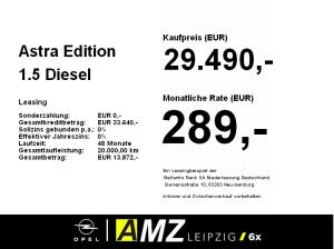 Opel Astra Edition 1.5 Diesel