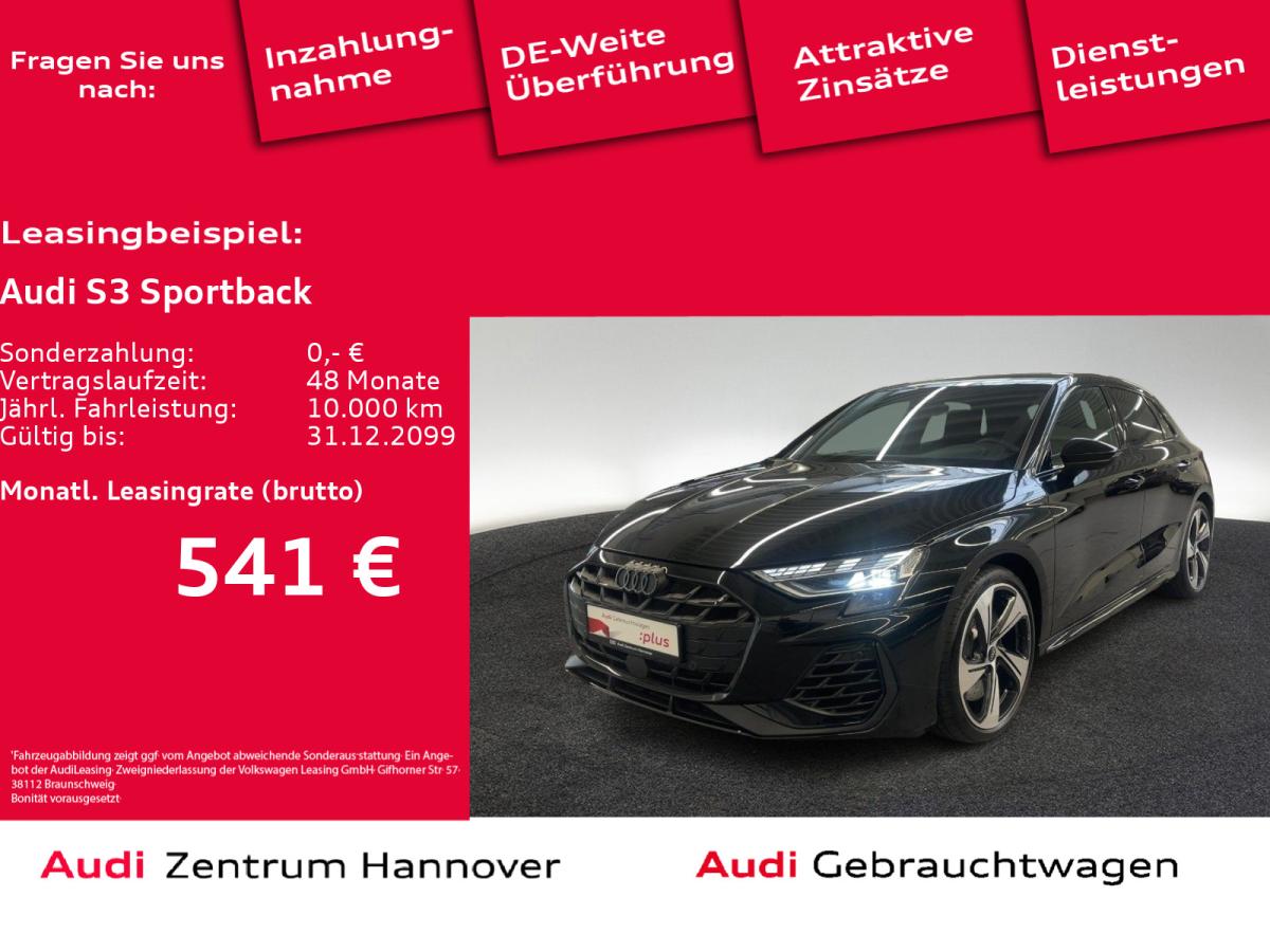 Audi S3 Sportback 2.0 TFSI Kamera ACC LED virtual Teilleder
