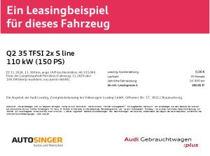 Audi Q2 35 TFSI 2x S line *AHK*VIRTUAL*LEDER*ACC*LED*