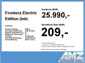 Opel Frontera Electric Edition |inkl. Tech-Paket| **Gewerbehammer**