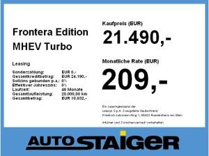 Opel Frontera Edition MHEV **Gewerbehammer**