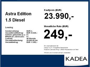 Opel Astra Edition 1.5 Diesel **Gewerbehammer**