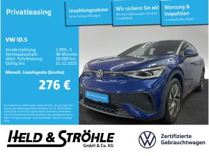 Volkswagen ID.5 Pro IQ-LED H/K WÄPU PARKLENK AR-HuD