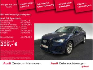 Audi Q3 Sportback S line 35 TFSI Kamera AHK Memory LED Navi