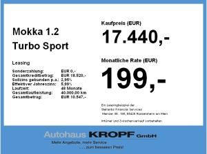 Opel Mokka 1.2 Turbo LED+SHZ+Fernlichtass.+Kam.+LM