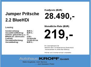 Citroën Jumper Pritsche 2.2 BlueHDi FAP L3