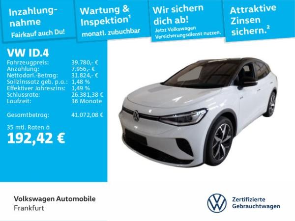 Volkswagen ID.4 GTX 4Motion IQ.Light Navi LaneAssist FrontAssist Volkswagen ID.4 GTX 4Motion IQ.Light Navi LaneAssist FrontAssist