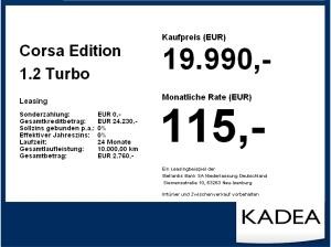 Opel Corsa Edition 1.2 Turbo