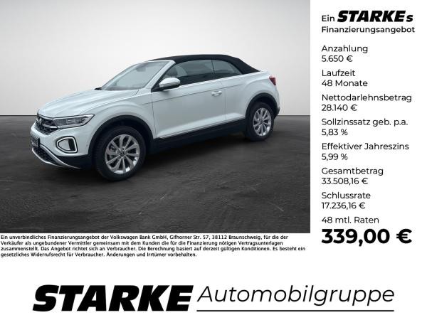 Volkswagen T-Roc Cabriolet 1.0 TSI Style