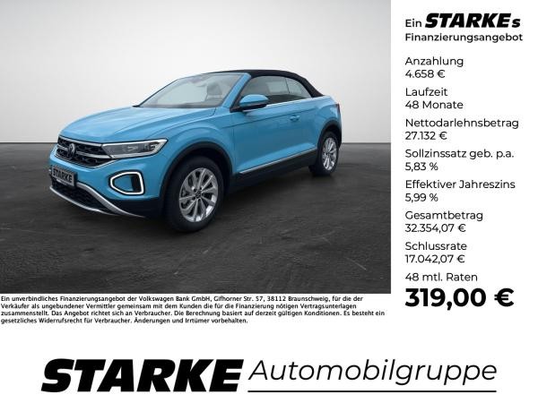Volkswagen T-Roc Cabriolet 1.0 TSI Style