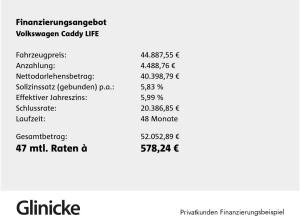 Volkswagen Caddy Life 5-Sitzer Motor:1,5 eHybrid LED Winter