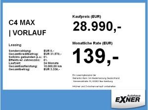 Citroën C4 MAX | VORLAUF | BEHINDERTENRABATT | AUCH FÜR FAMILIE 1. GRADES