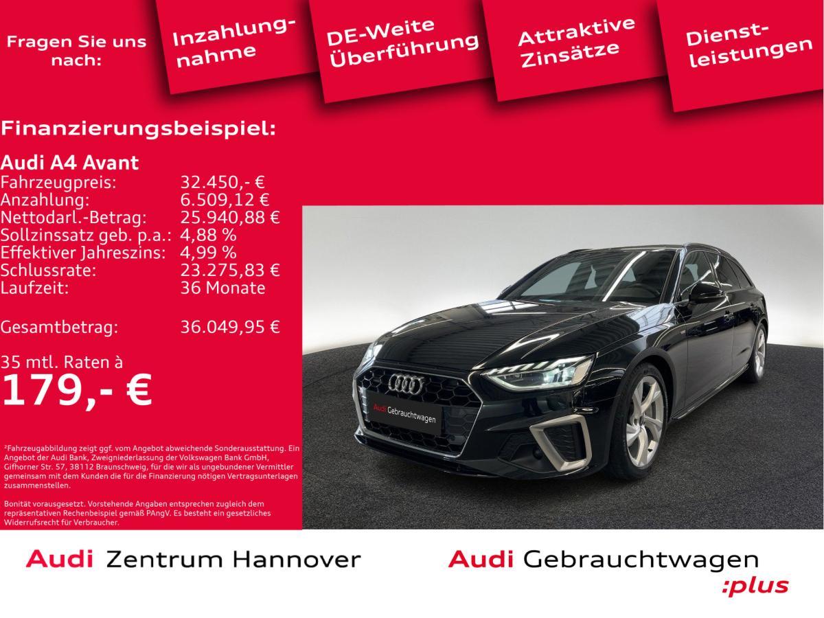 Audi A4 Avant S line 40 TFSI quattro AHK LED virtual Navi Teilleder