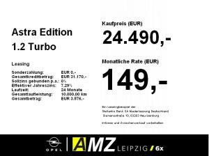 Opel Astra Edition 1.2 Turbo