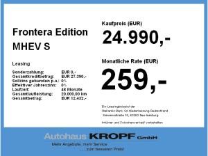 Opel Frontera Edition MHEV **Gewerbehammer**