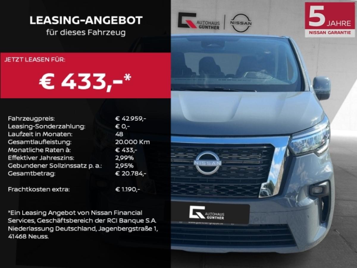 Nissan Primastar TEKNA Kombi9 dCi170 Automatik/Winter/Navi/Design