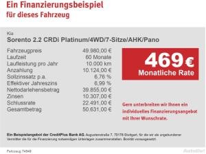 Kia Sorento 2.2 CRDi Platinum/4WD/7-Sitze/AHK/Pano LED