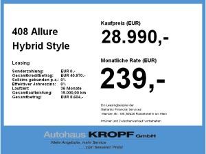 Peugeot 408 Allure Hybrid **Gewerbeknaller**