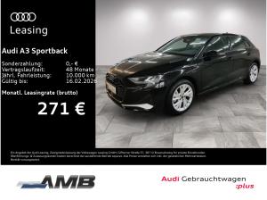 Audi A3 Sportback Advanced 30 TFSI AHK/vC+/Nav+/1.30Garantie