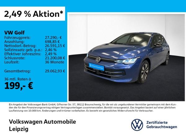 Volkswagen Golf VIII 1.5 eTSI Goal *ACC*PDC*DSG*APP*Navi