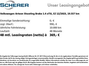 Volkswagen Arteon Shooting Brake 1.4 eHybrid *Elegance* DSG AHK Standhz. IQ.Light Navi RFK SHZ ACC ASG