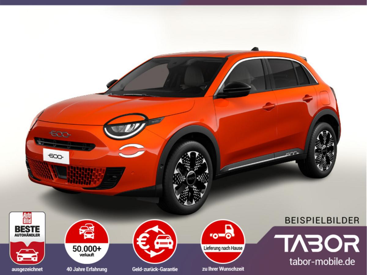 Fiat 600 MHEV 110 DCT Nav SHZ KeyL LED Kam PDC CarP