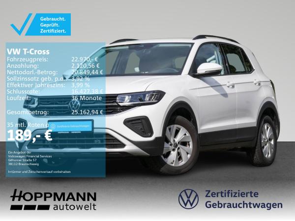 Volkswagen T-Cross 1.0 TSI AHK KAMERA LED App-Connect