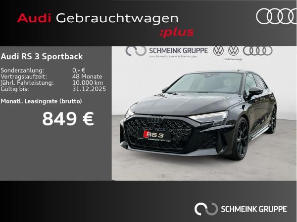 Audi RS3 RS 3 Sportback Matrix Carbon HUD Pano Vmax 280