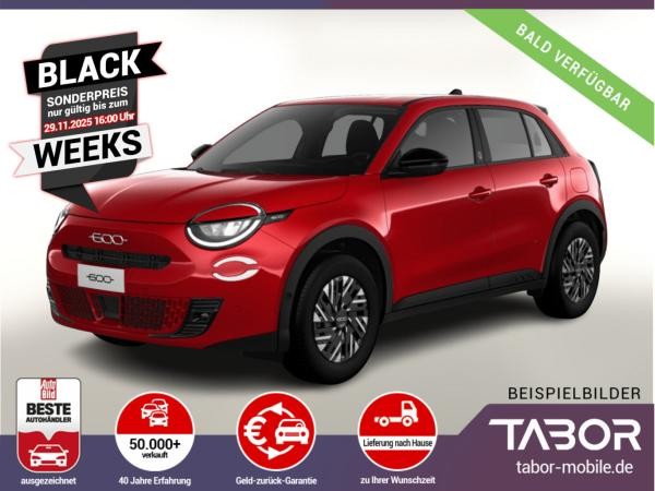 Fiat 600e RED -OBC PDC Temp CarPlay Wärmepumpe BT