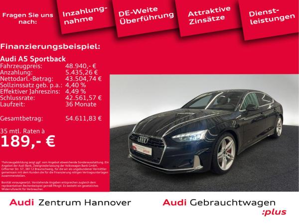 Audi A5 Sportback advanced 45 TFSI quattro Pano Laser AHK Navi ACC