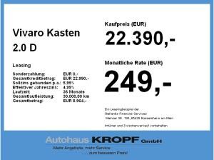 Opel Vivaro Kasten 2.0 D L (L3) Edition AHK+2xKlima